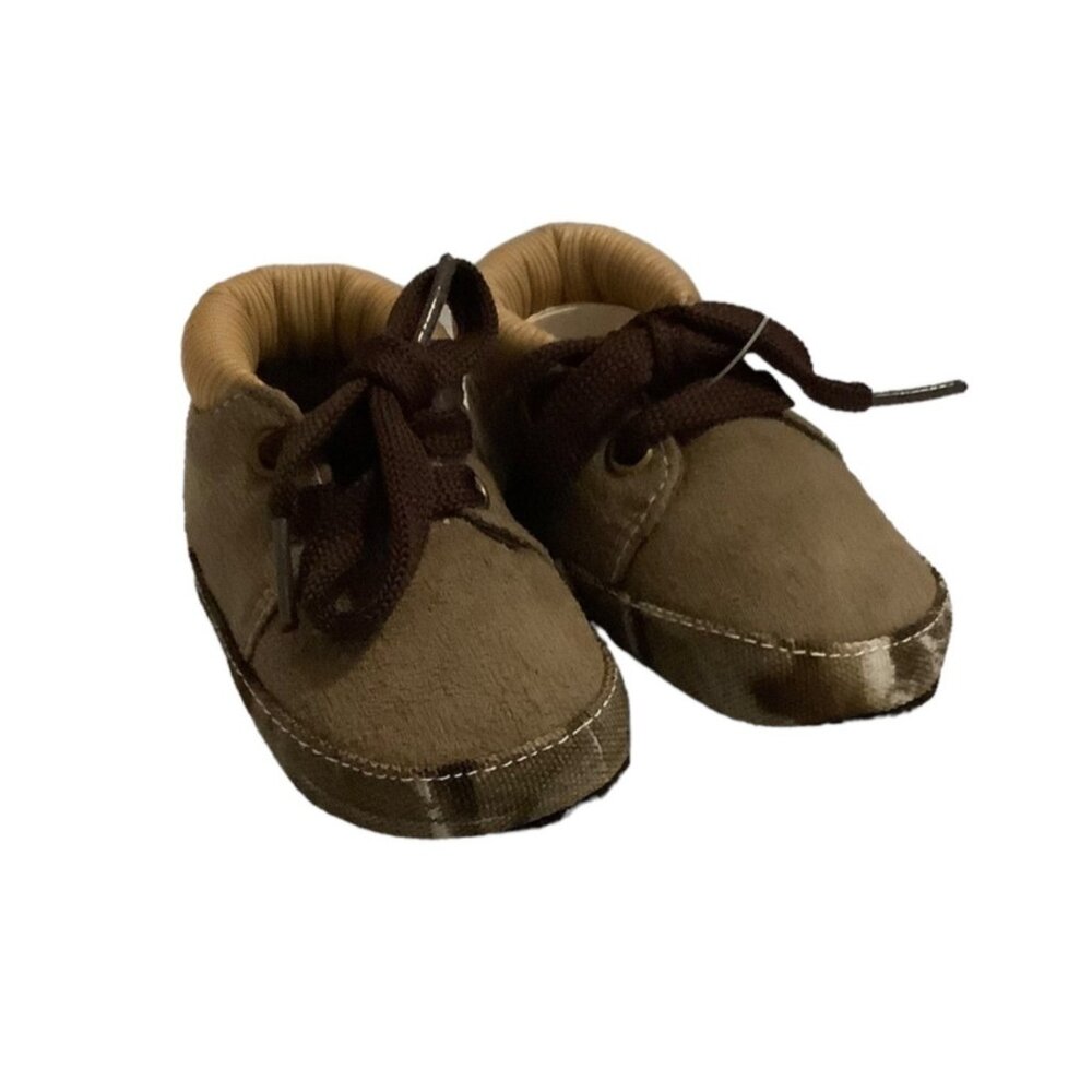 Team Realtree Baby Booties Camo Size 1 Brown NWOT NEW Lace Up‎
